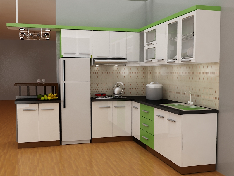 Trang trí phòng bếp nhà cấp 4